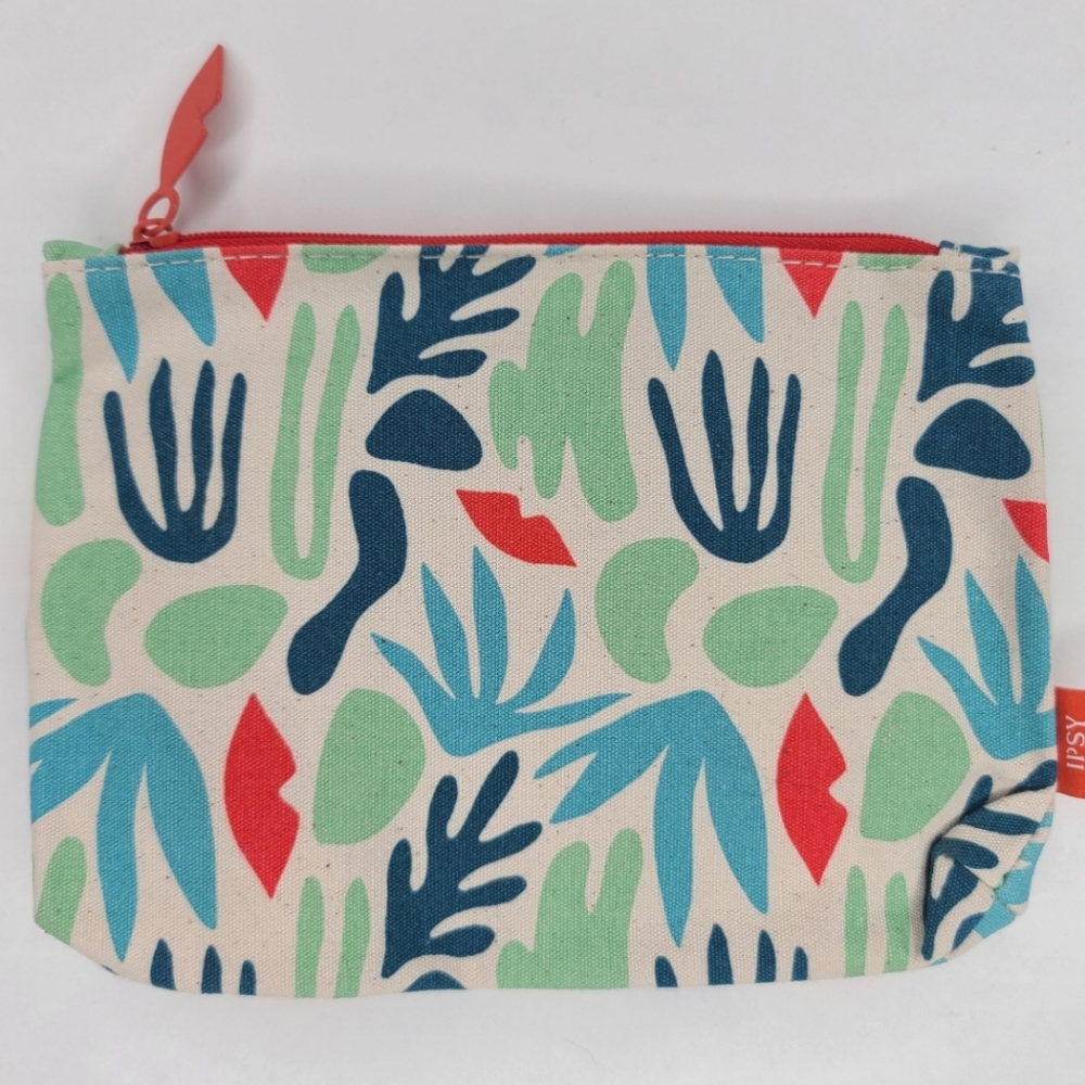 5/$25 Lips Charm Makeup Bag Canvas Ipsy Force of Nature